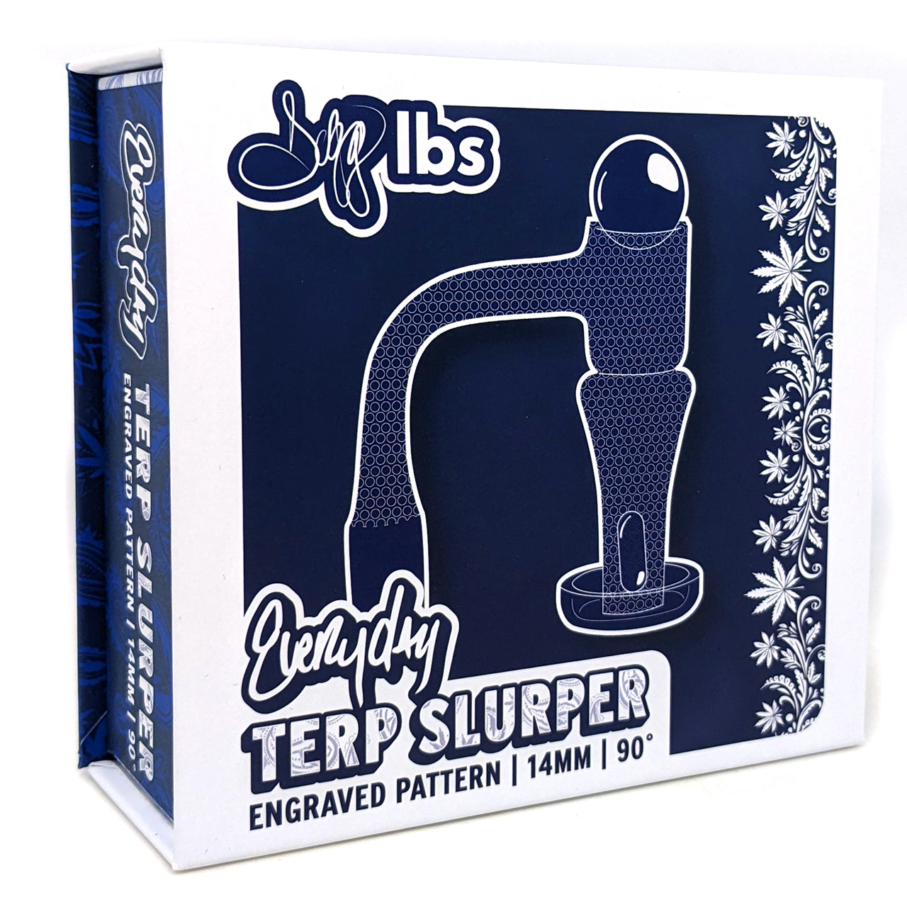 Dogg lbs - Everyday Etched Pattern Terp Slurper Quartz Banger Set - 14mm 90 Degree Dogg lbs - Everyday Etched Pattern Terp Slurper Quartz Banger Set - 14mm 90 Degree